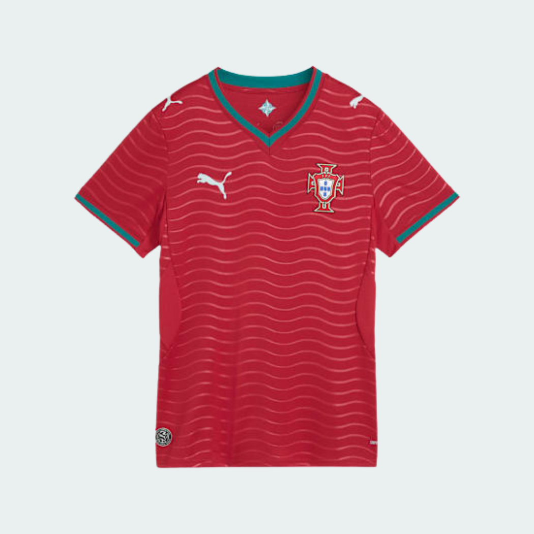 Camisa Torcedor Feminina Portugal I 2026 Copa do Mundo