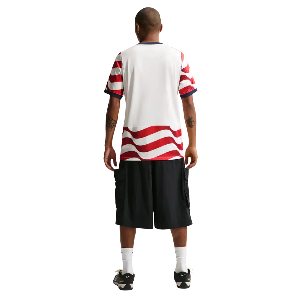 Camisa Estados Unidos Home 26/27 Torcedor Masculino - Vermelha e Branco