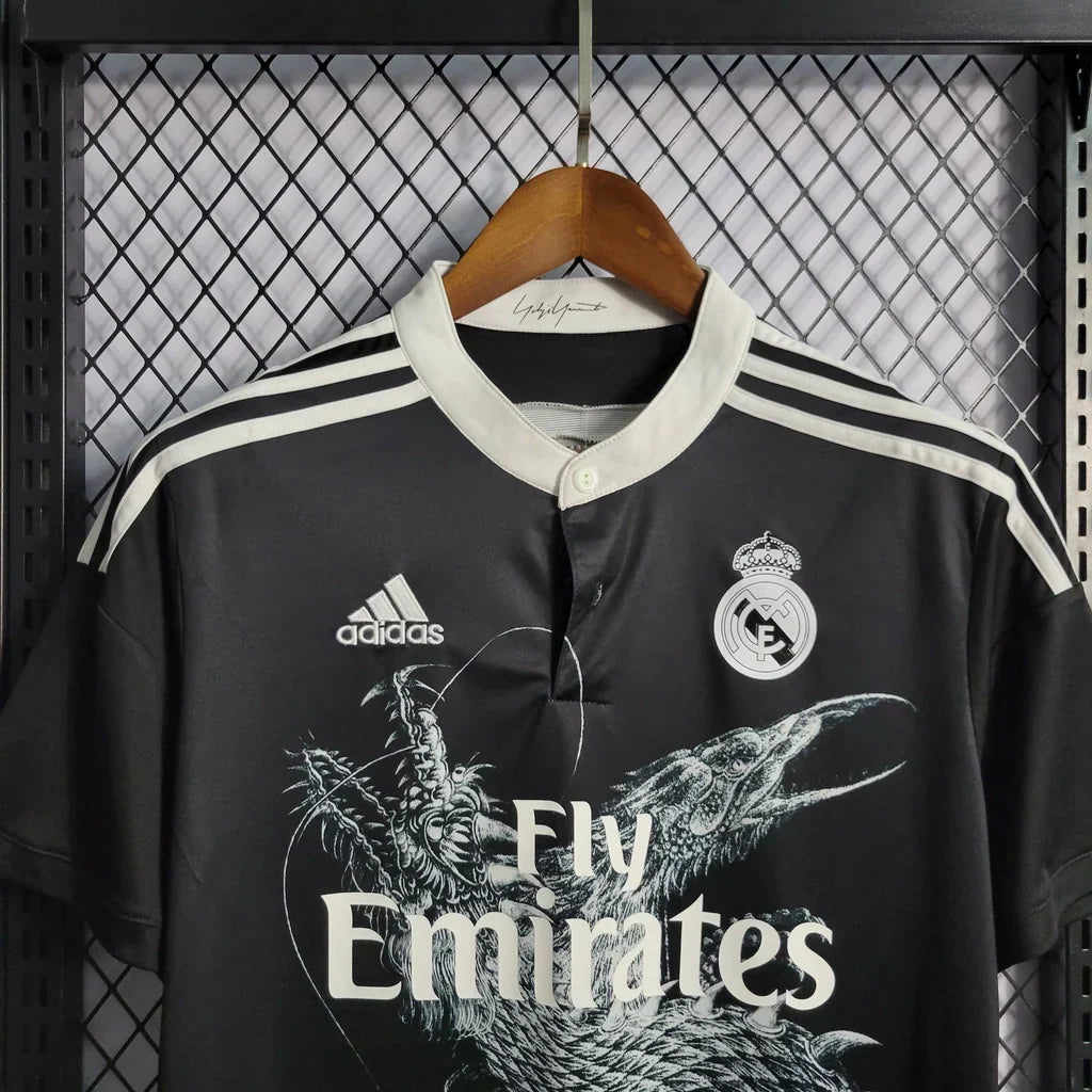 Camisa Retrô Real Madrid III Third 2014/15 Masculino Preto