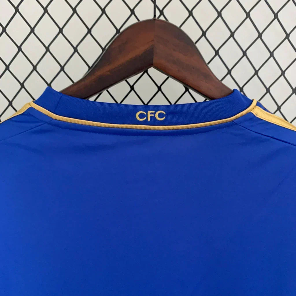 Camisa Retrô Chelsea Manga Longa - 12/13 Azul