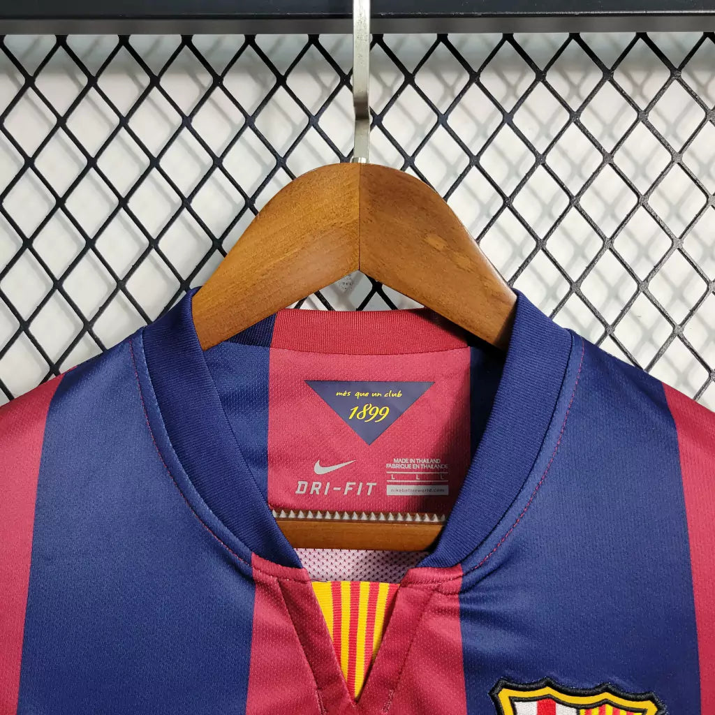 Camisa Retrô Barcelona Manga Longa 2014/15 Masculino