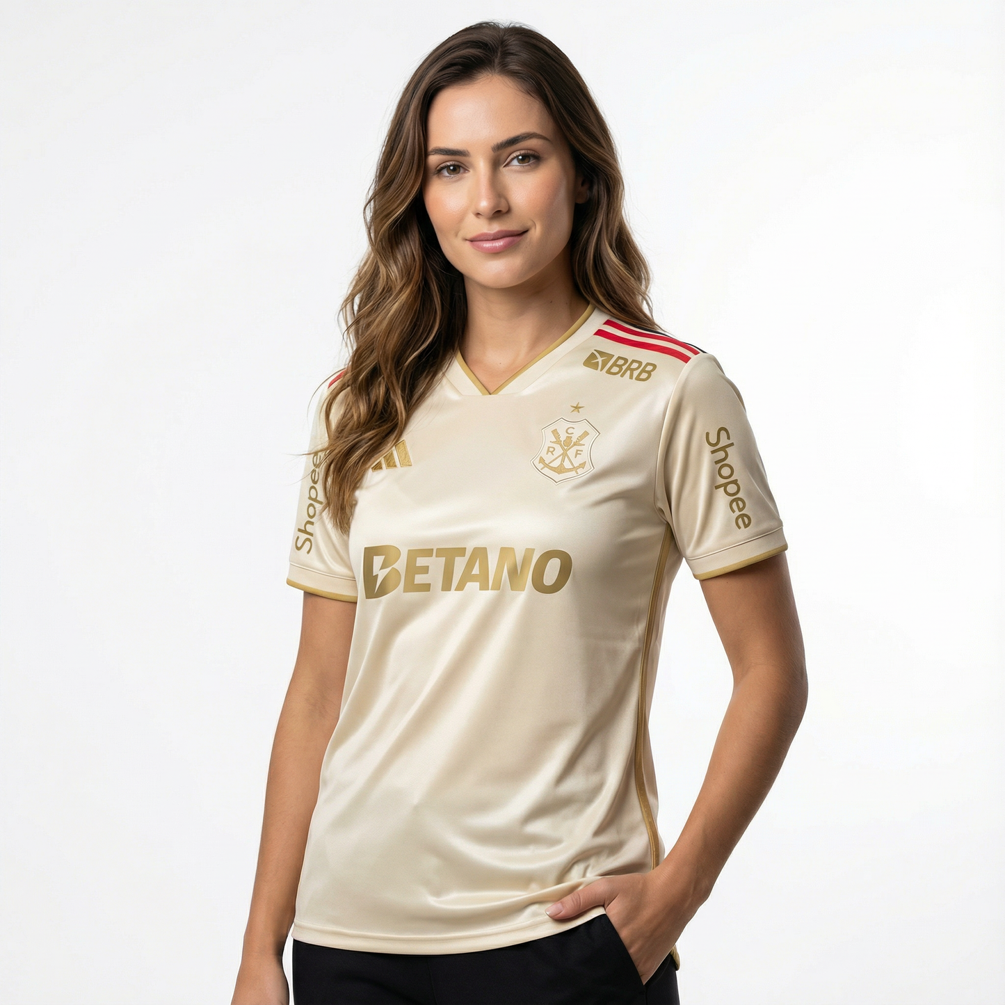Camisa Torcedor Feminina Flamengo III 2025/2026 Com Patrocínios