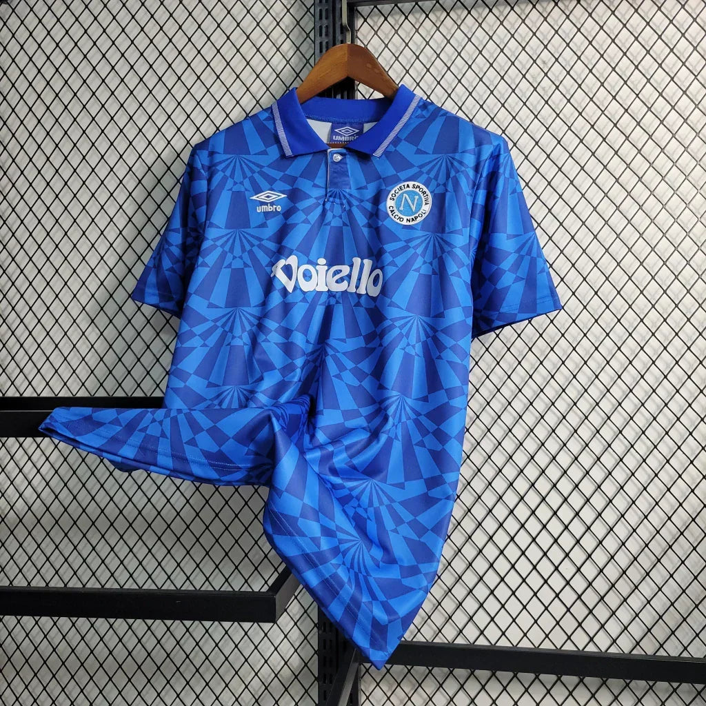 Camisa Retrô Napoli 91/93 Masculino Azul