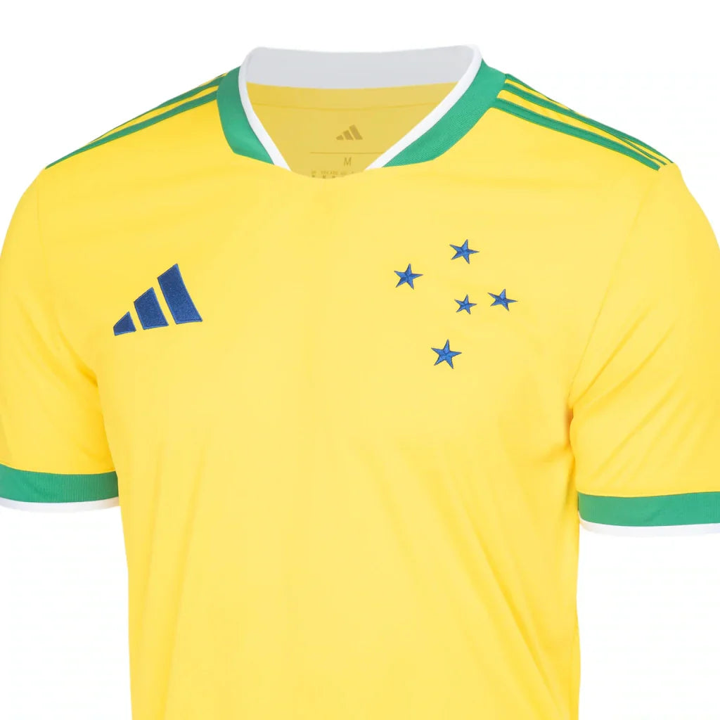 Camisa Cruzeiro 2026/27 Verde Amarela Copa do Mundo - Torcedor