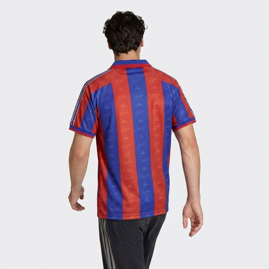 Camisa Retrô Torcedor Masculina Barcelona I 1996