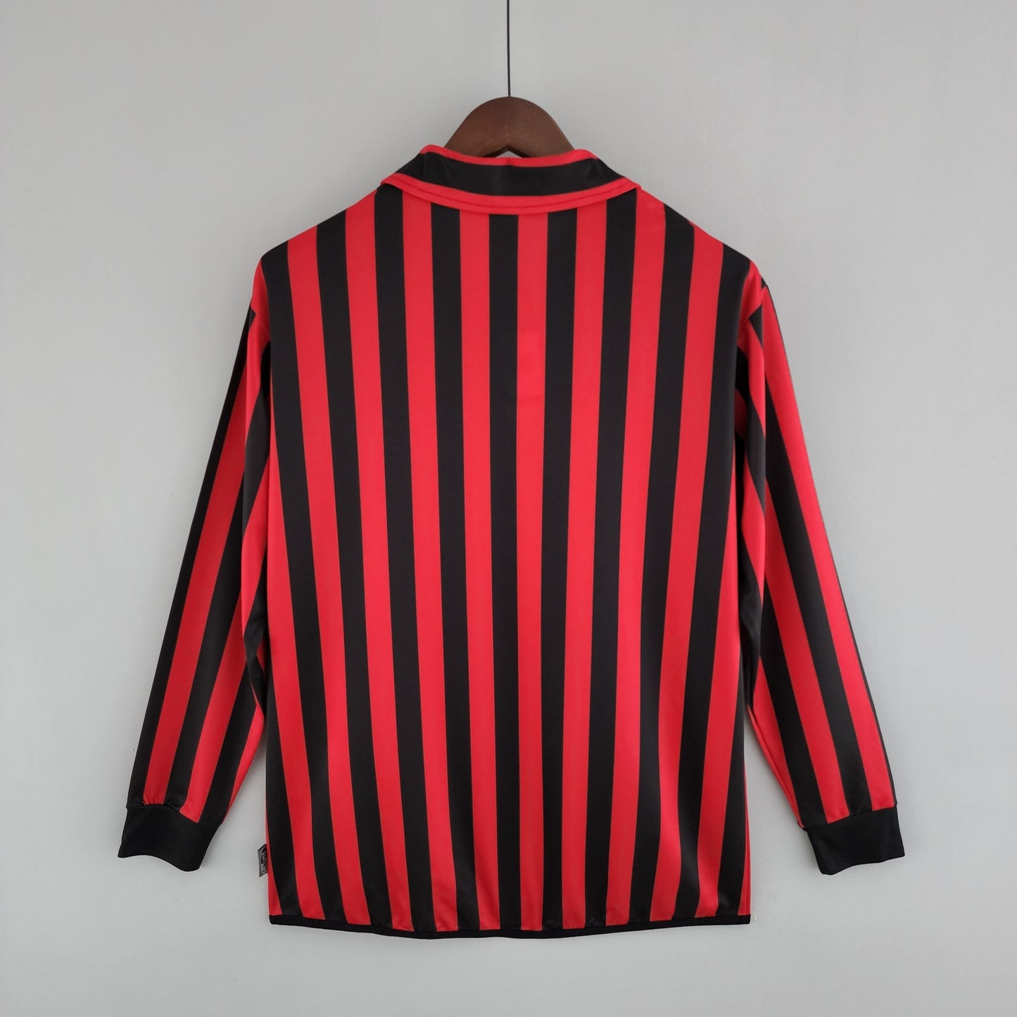 Camisa Manga Longa Retrô Torcedor Masculina Milan 1999
