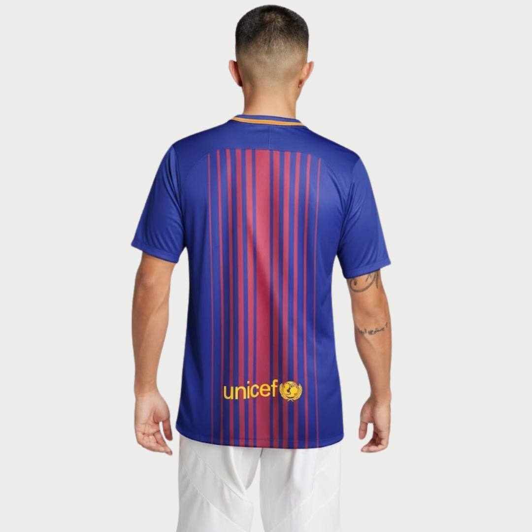 Camisa Retrô Torcedor Masculina Barcelona I 2017