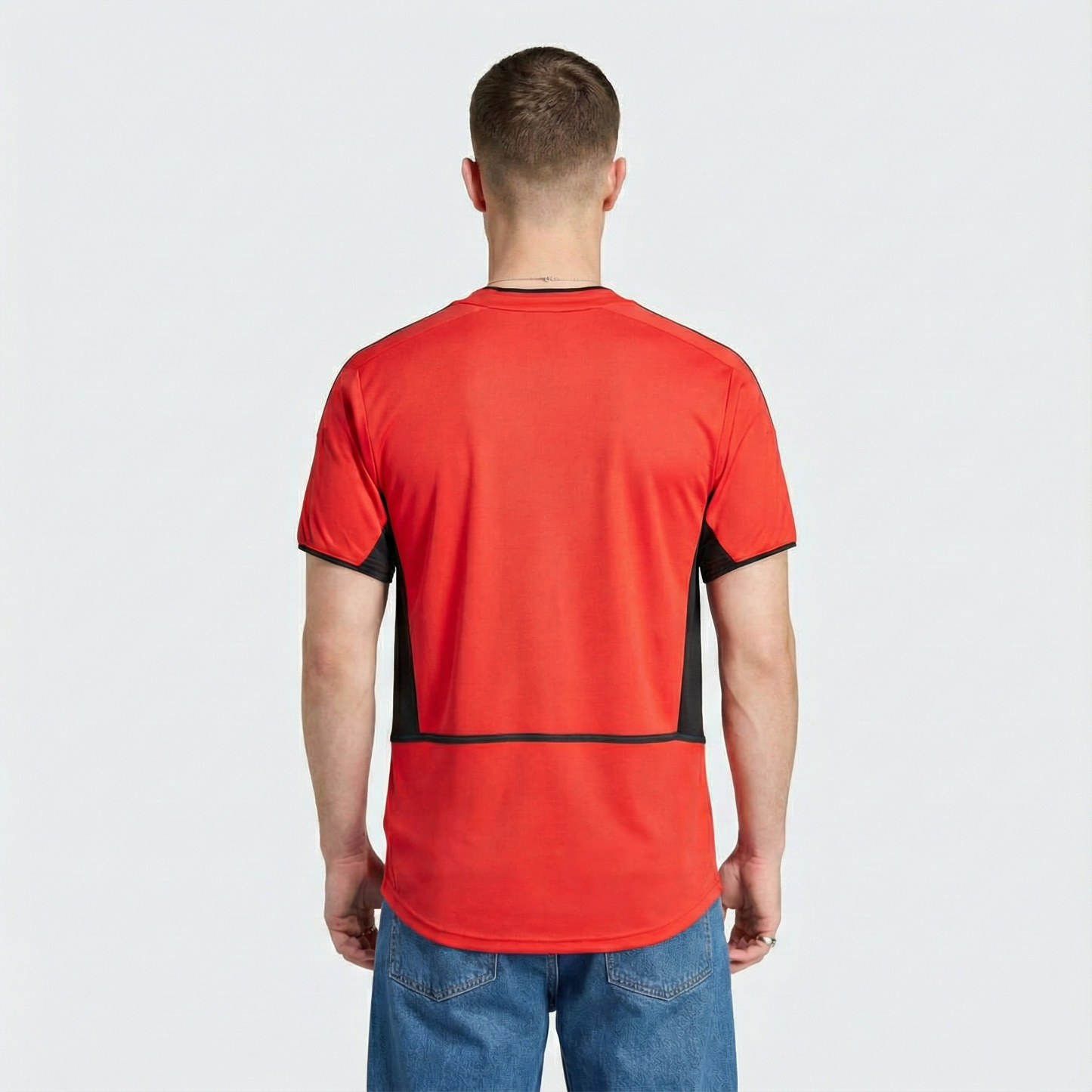 Camisa Retrô Torcedor Masculina Manchester United I 2002