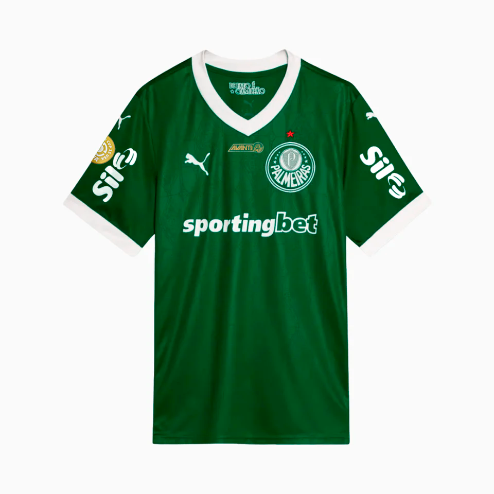 Camisa Torcedor Masculina Palmeiras I 2025/2026 Com Patrocínios