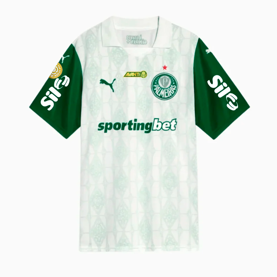 Camisa Torcedor Masculina Palmeiras II 2025/2026 Com Patrocínios