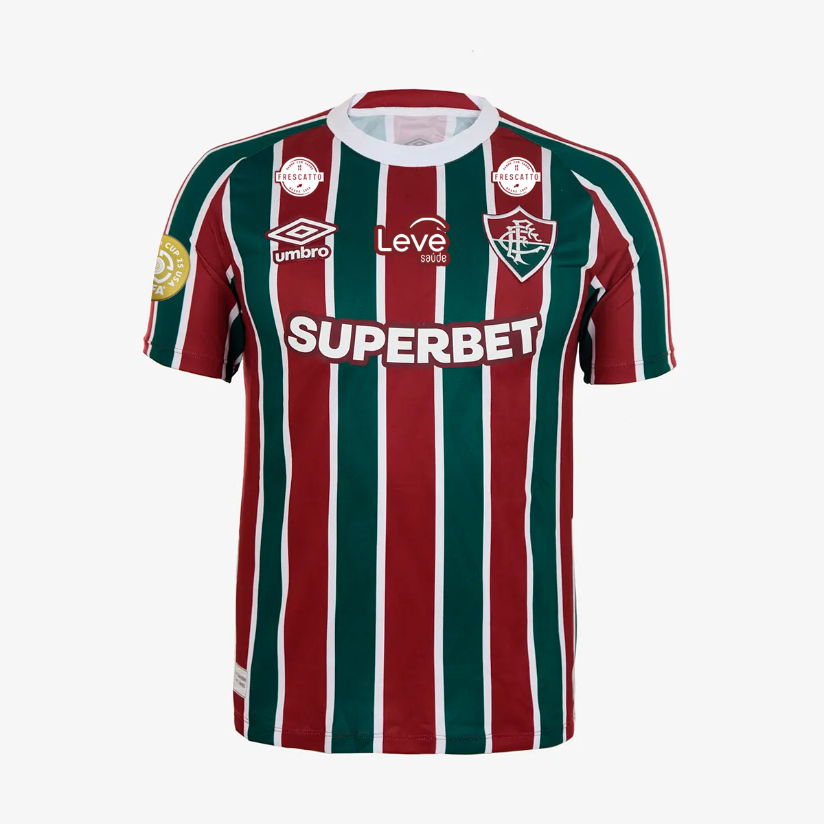 Camisa Torcedor Masculina Fluminense I 2025/2026 Com Patrocinios