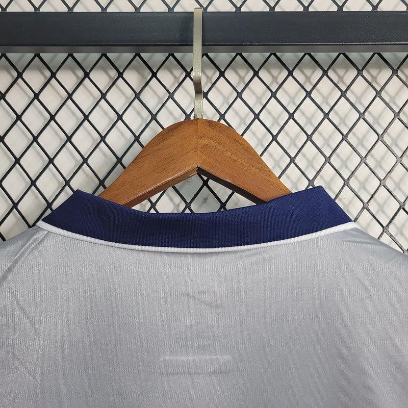Camisa Retrô PSG Away 2000/01 Masculino Cinza e Branco