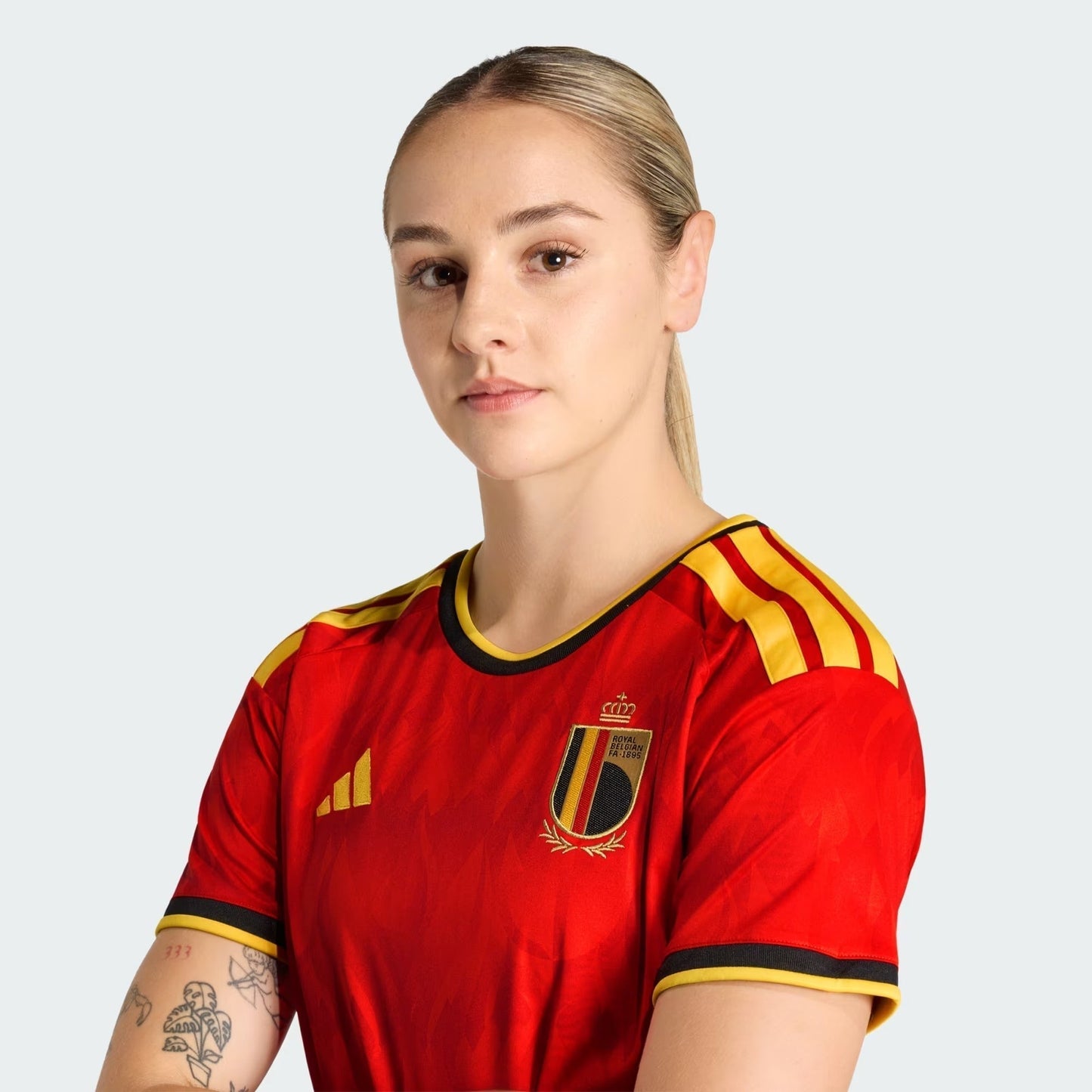 Camisa Torcedor Feminina Bélgica I 2026 Copa do Mundo