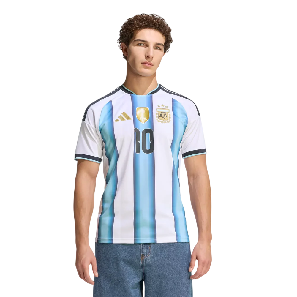 Camisa Argentina Home 26/27 + #10 Messi - Torcedor Masculina