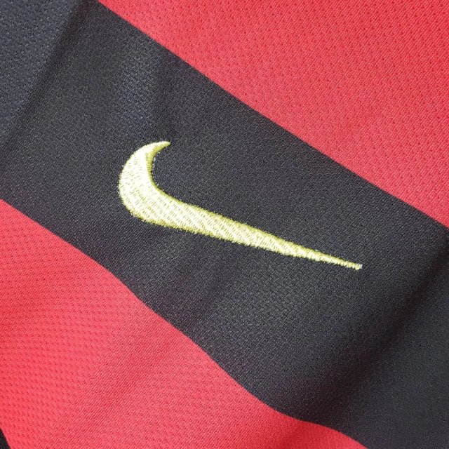 Camisa Retrô Flamengo I Home 2009/10 Vermelho e Preto