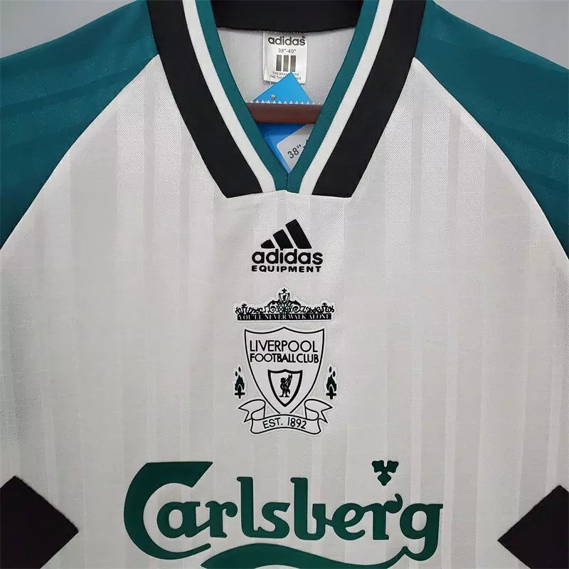 Camisa Retrô Liverpool 1993/95 Masculino Branco