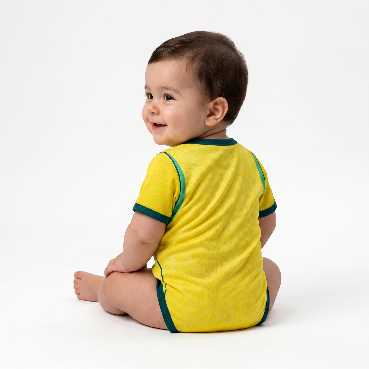 Body Baby Brasil Home 26/27 - Amarelo