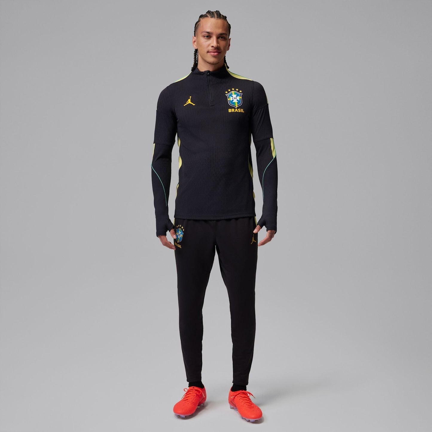 Conjunto de Treino Masculino Brasil 2026/2027 Preto