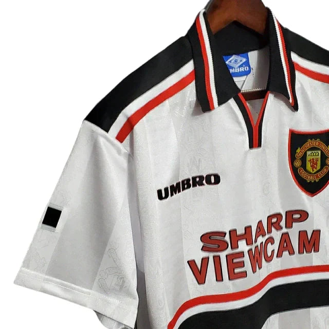 Camisa Manchester United Retrô 1997/1998 Branca
