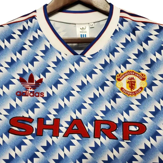 Camisa Retrô Torcedor Masculina Manchester United 1990