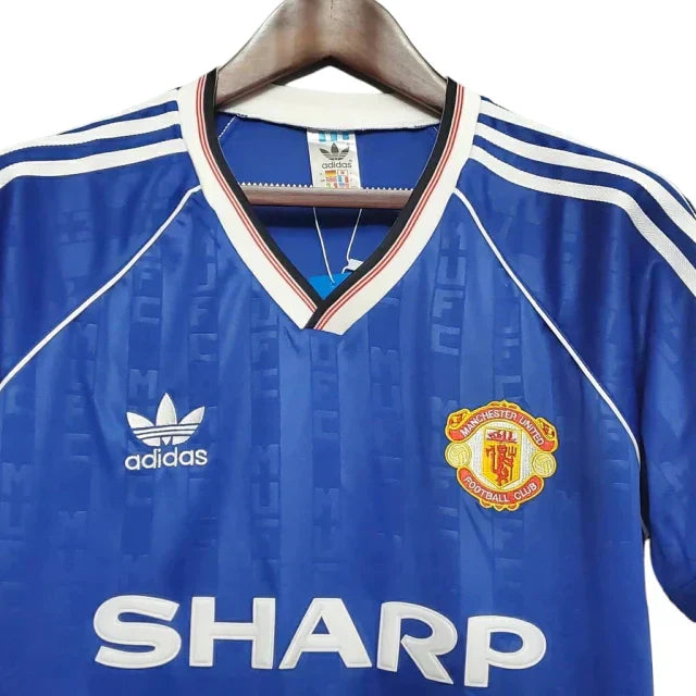Camisa Retrô Torcedor Masculina Manchester United 1988