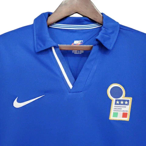 Camisa Itália Retrô 1998 Azul