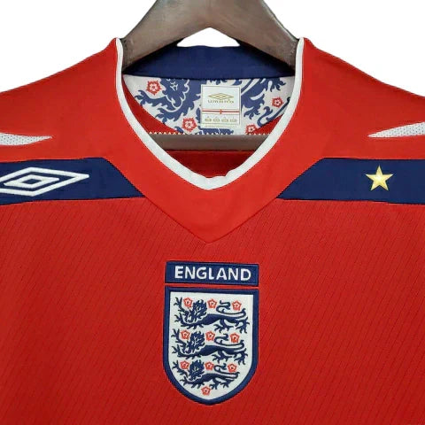 Camisa Retrô Torcedor Masculina Inglaterra 2008