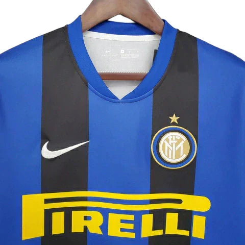 Camisa Inter de Milão Retrô 2008/2009 Azul e Preta