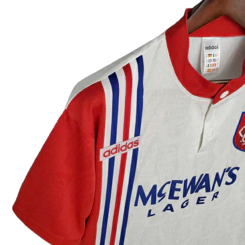 Camisa Glasgow Rangers Retrô 1996/1997 Branca