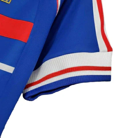 Camisa Retrô França I Home 1998/99 Masculino Azul