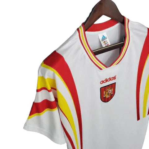 Camisa Retrô Torcedor Masculina Espanha 1996
