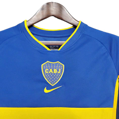Camisa Boca Juniors Retrô 2002 Azul e Amarela