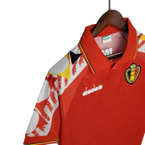 Camisa Retrô Torcedor Masculina Bélgica 2004
