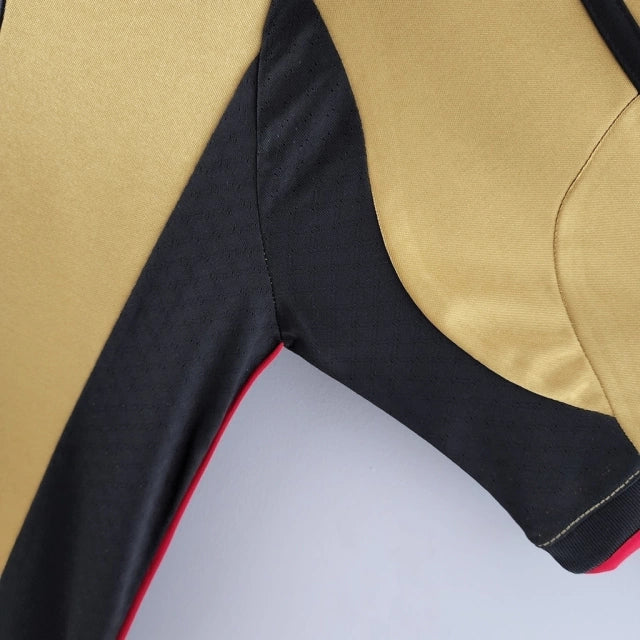 Camisa Retrô Milan III Third 2013/14 Masculino Dourado