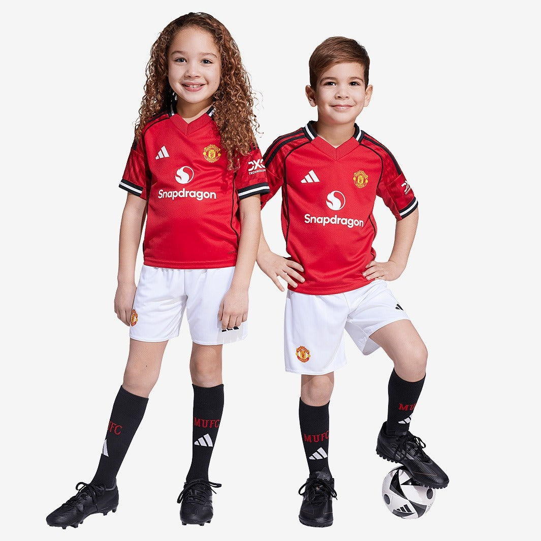 Conjunto Infantil Manchester United I 2025/2026