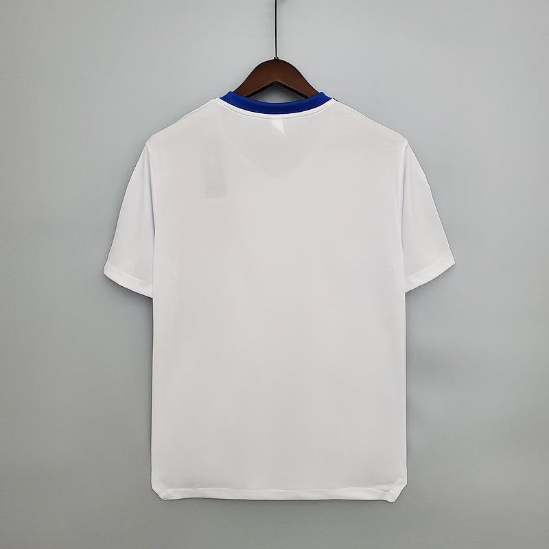 Camisa Real Madrid Treino 2021/22 Retrô - Branca