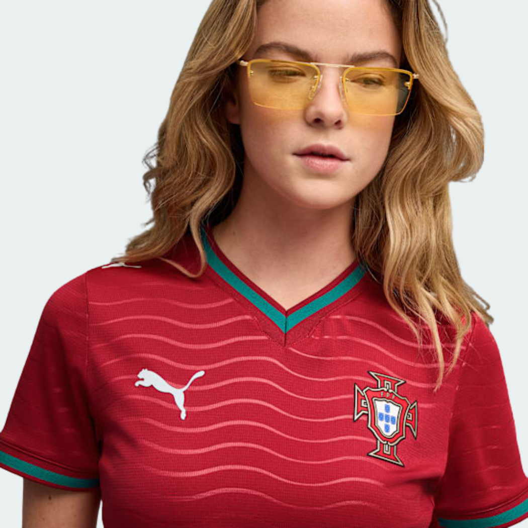 Camisa Torcedor Feminina Portugal I 2026 Copa do Mundo