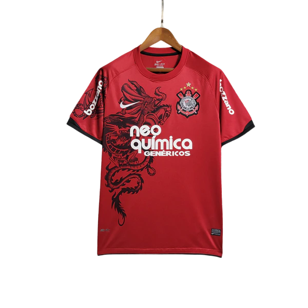 Camisa Corinthians III 11/12 - Versão Retrô Vermelha