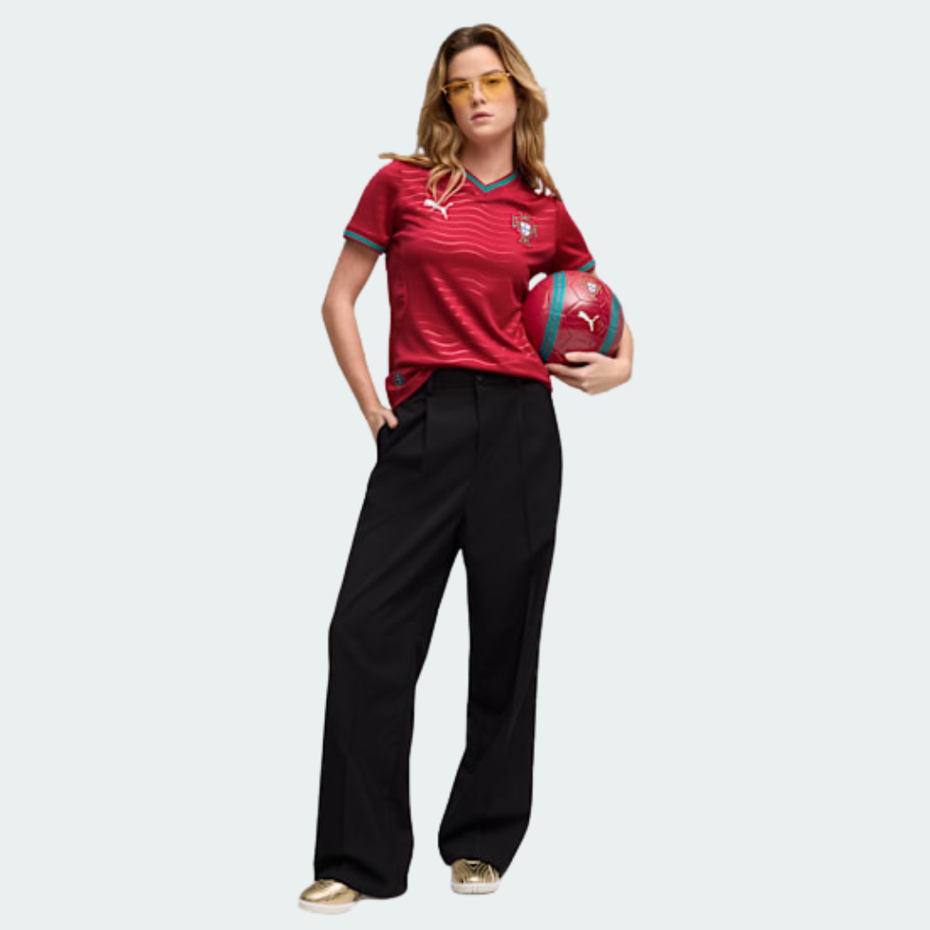 Camisa Torcedor Feminina Portugal I 2026 Copa do Mundo