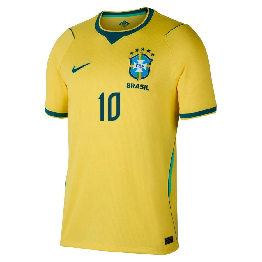 Camisa Brasil Home 26/27 + #10 Neymar Jr - Torcedor Masculina