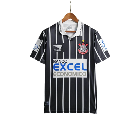 Camisa Corinthians Titular 1997 - Versão Retrô Preta