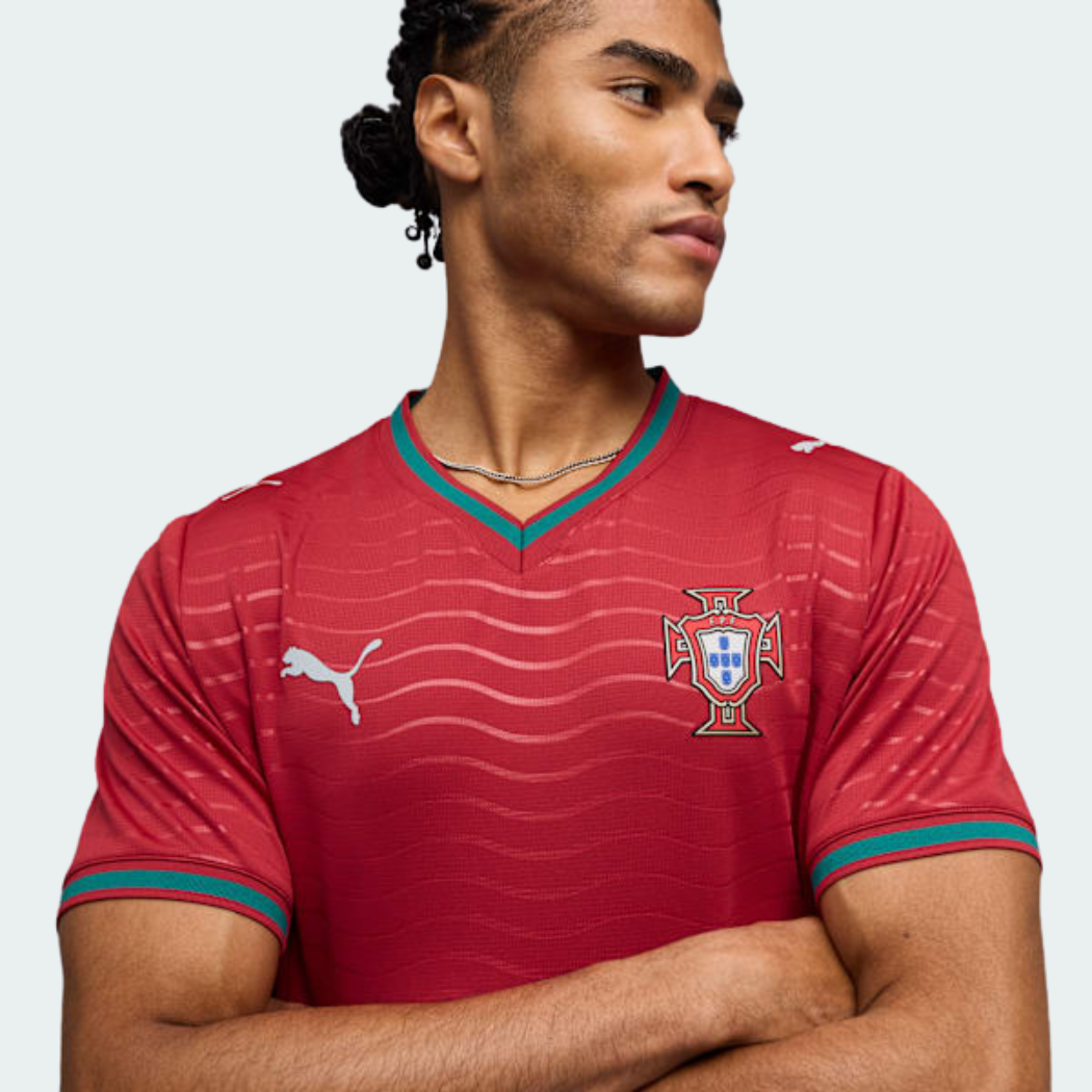 Camisa Torcedor Masculina Portugal I 2026 Copa do Mundo