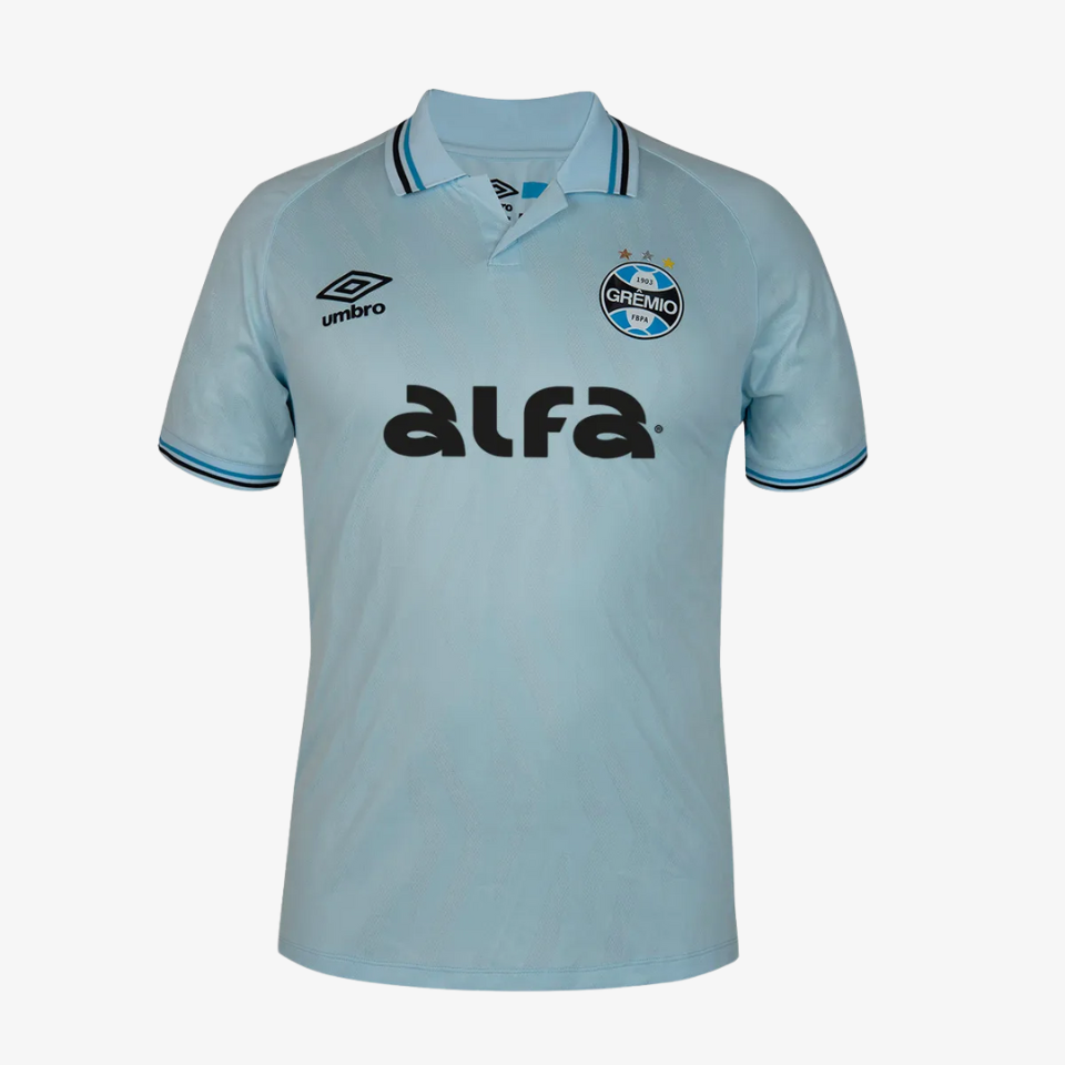 Camisa Jogador Masculina Gremio II 2025/2026 Celeste