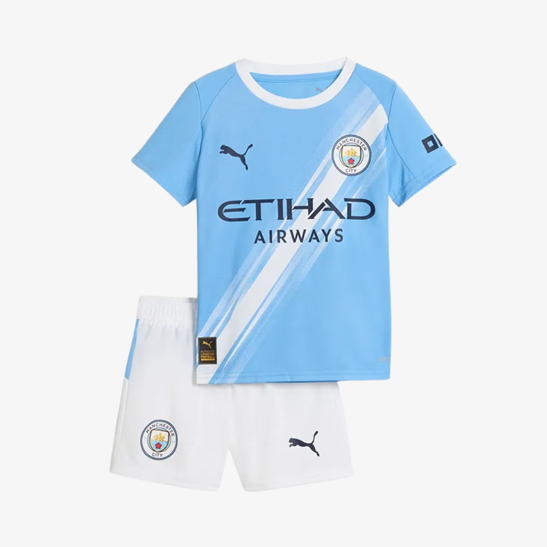 Conjunto Infantil Manchester City I 2025/2026