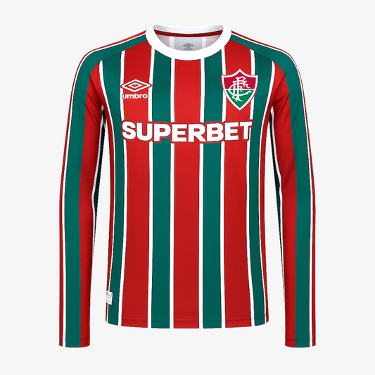 Camisa Manga Longa Torcedor Masculina Fluminense I 2025/2026