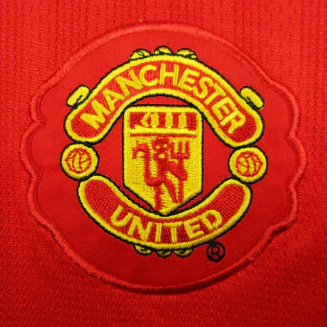 Camisa Retrô Manchester United I Home 2007/08 Masculino Vermelho