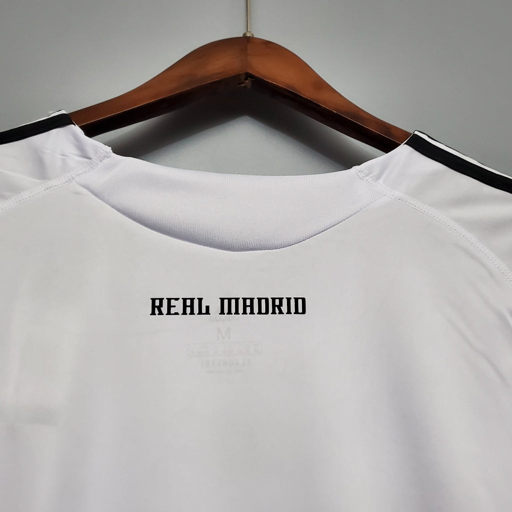 Camisa Retrô Real Madrid I Home 2009/10 Masculino Branco