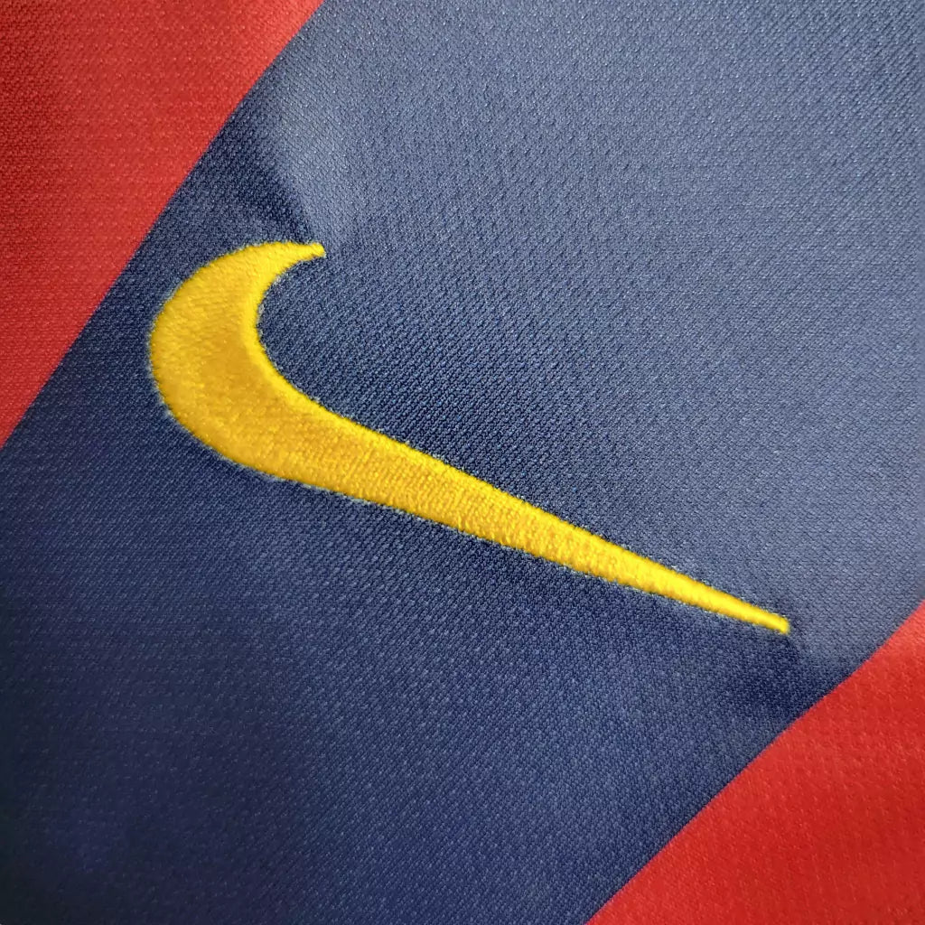 Camisa Manga Longa Retrô Torcedor Masculina Barcelona 2014
