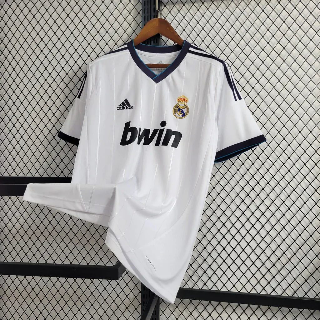 Camisa Retrô Real Madrid I Home 2012/13 Masculino Branco