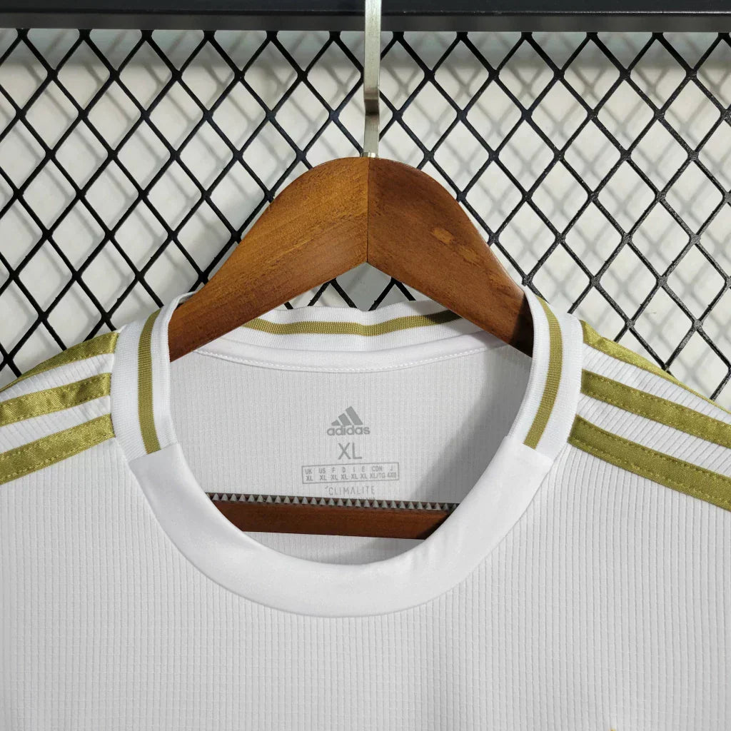 Camisa Manga Longa Retrô Torcedor Masculina Real Madrid I 2019